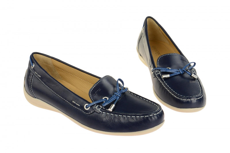 Geox Yuki Schuhe Slipper blau D6455A