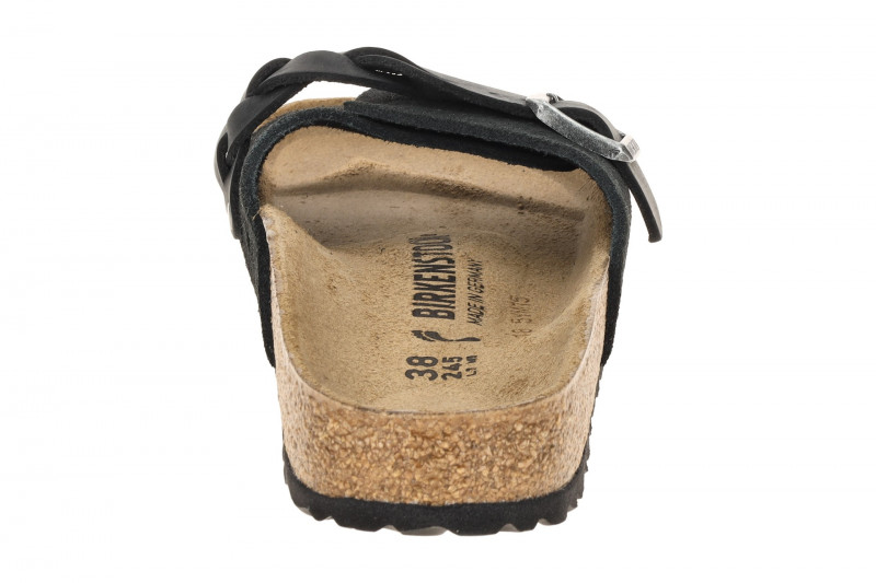 Birkenstock Oita Braided Pantolette schwarz SCHMAL 1030549
