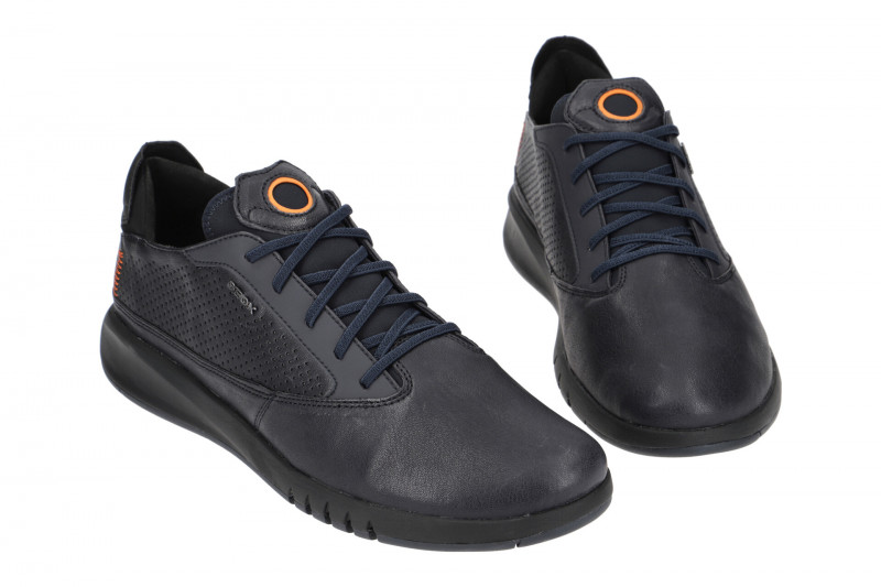 Geox Aerantis Schuhe dunkelblau orange U927FA
