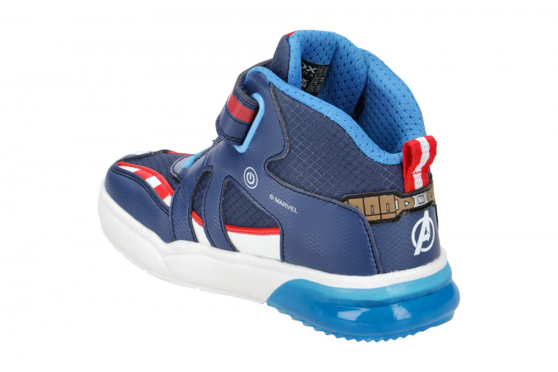 Geox Grayjay Kinder Schuhe blau Captain America J369YC