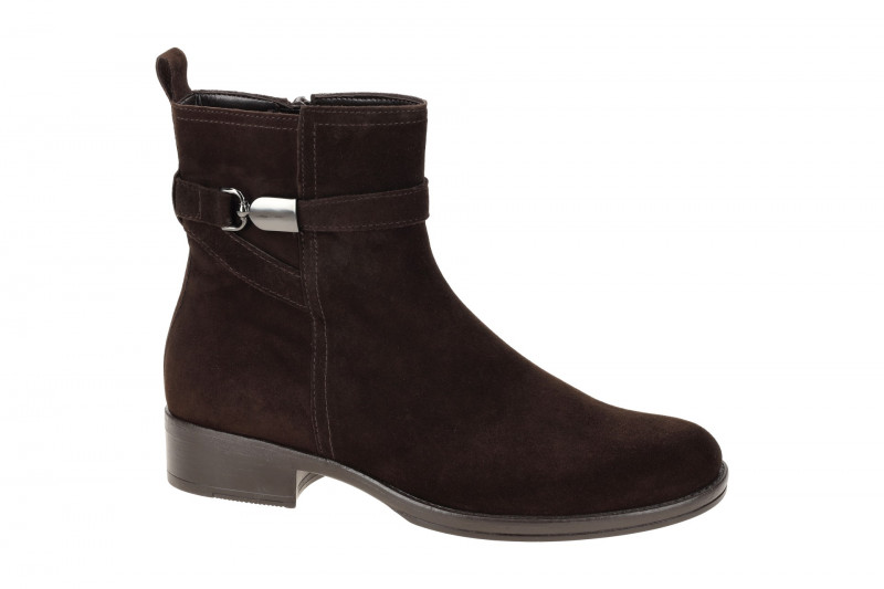 Gabor Stiefelette dunkelbraun Velour 31.601.18