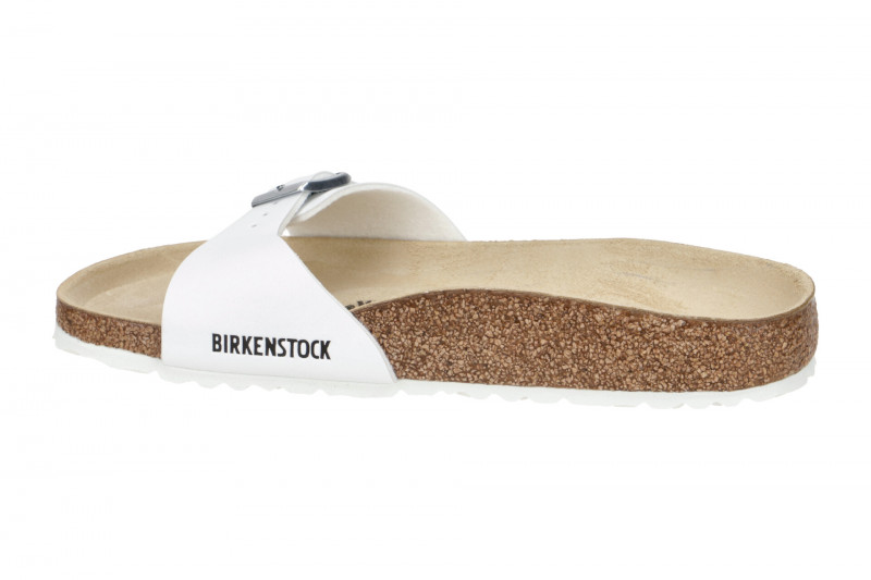 Birkenstock Madrid BS Pantolette weiß Schmal-Weit 40733