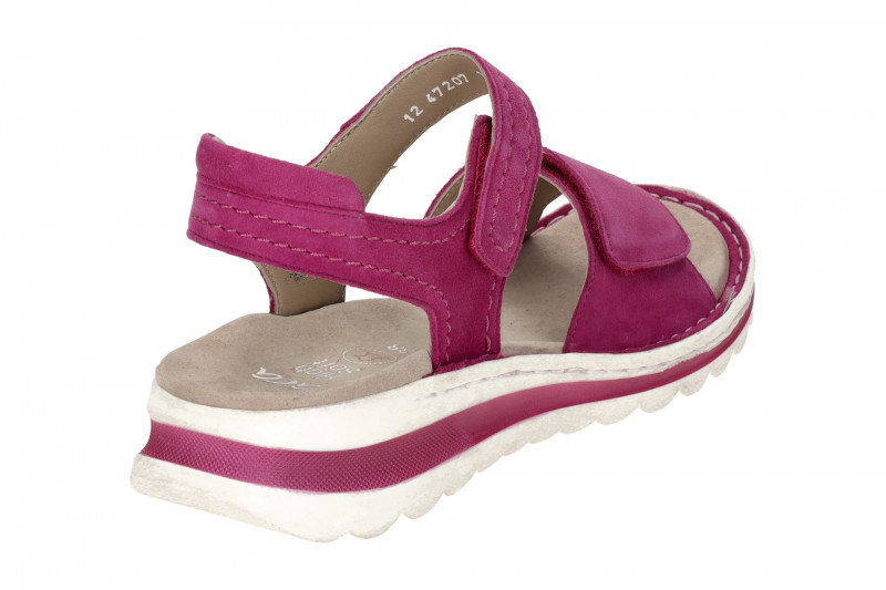 ara Tampa Sandale pink Samt Velour 12-47207