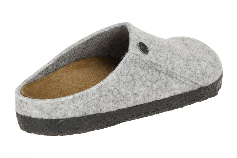 Birkenstock Zermatt Rivet Clogs Pantoletten hellgrau Normal-Weit 1015080