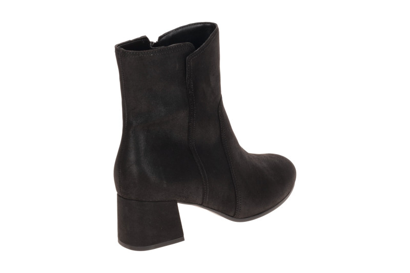 Gabor Stiefelette Ankle Boots schwarz schimmernd H-Weite 8063.01.005