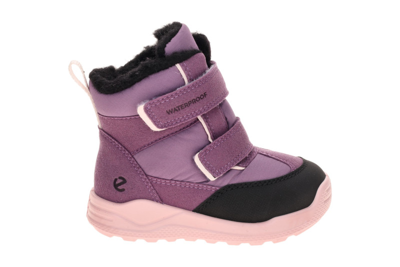 ecco Urban Kinderstiefel lila Warmfutter Waterproof