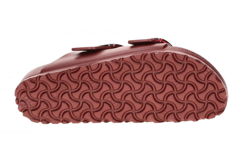 Birkenstock Arizona Big Buckle Pantolette rot SCHMAL EVA