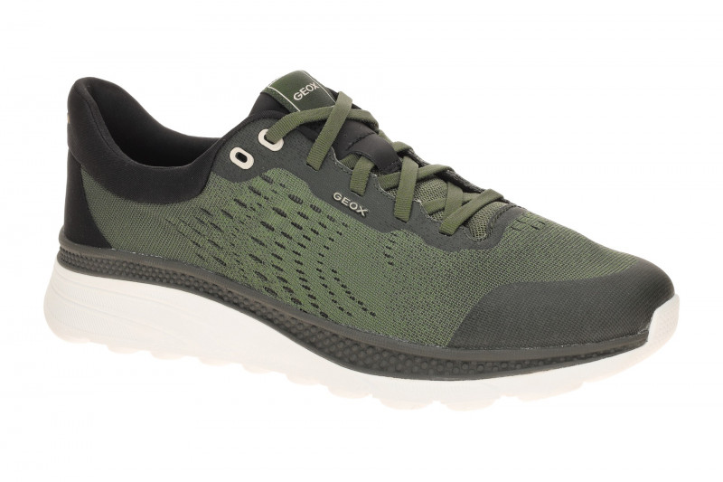 Geox Spherica Actif Schuhe Sneakers grün weiß U65HUB