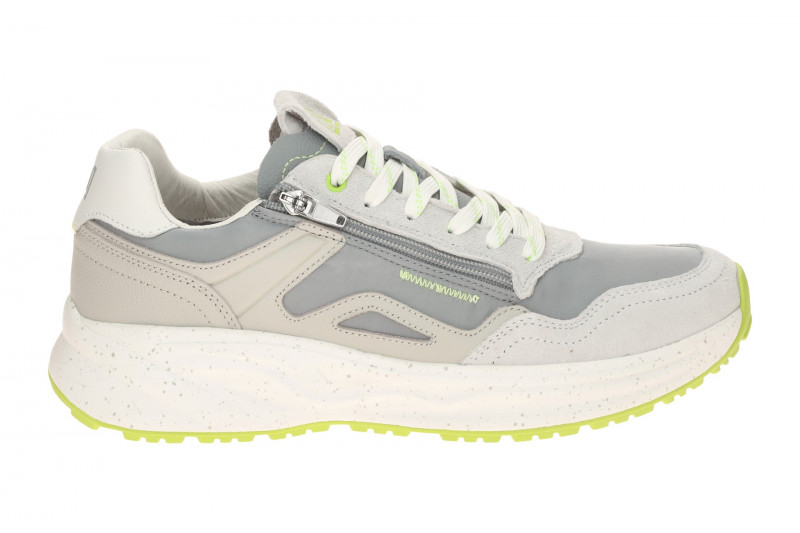 Waldläufer Pablo Sneakers Schuhe grau lime-grün H-Weite 985001