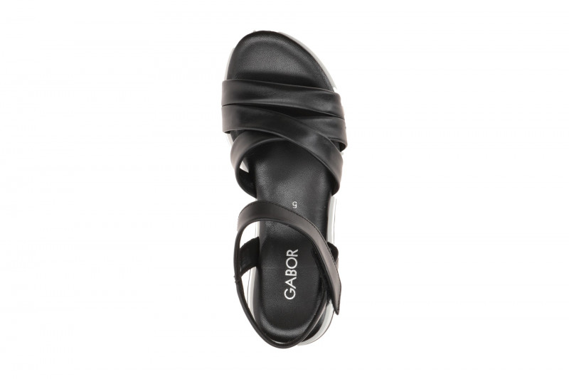 Gabor Sandalen schwarz Nappa 82.844.57