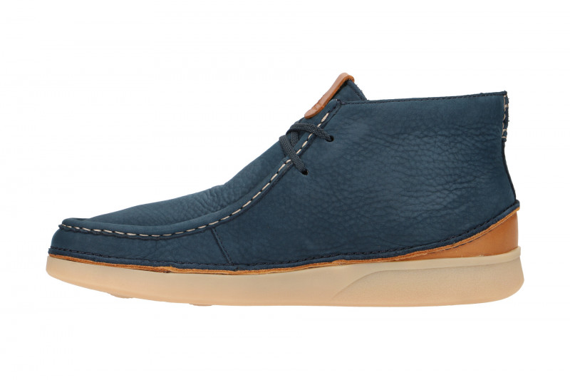 Clarks Oakland Mid Schuhe blau Nubuck