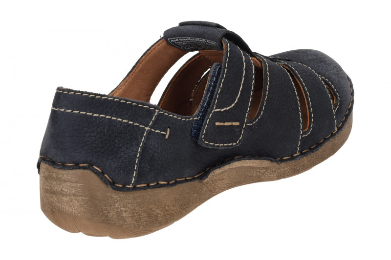 Josef Seibel Fergey 59 Schuhe Slipper blau Klett