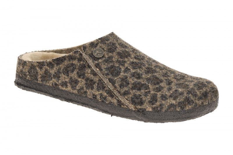 Birkenstock Zermatt Rivet Hausschuhe Clogs braun Leo SCHMAL 1030844