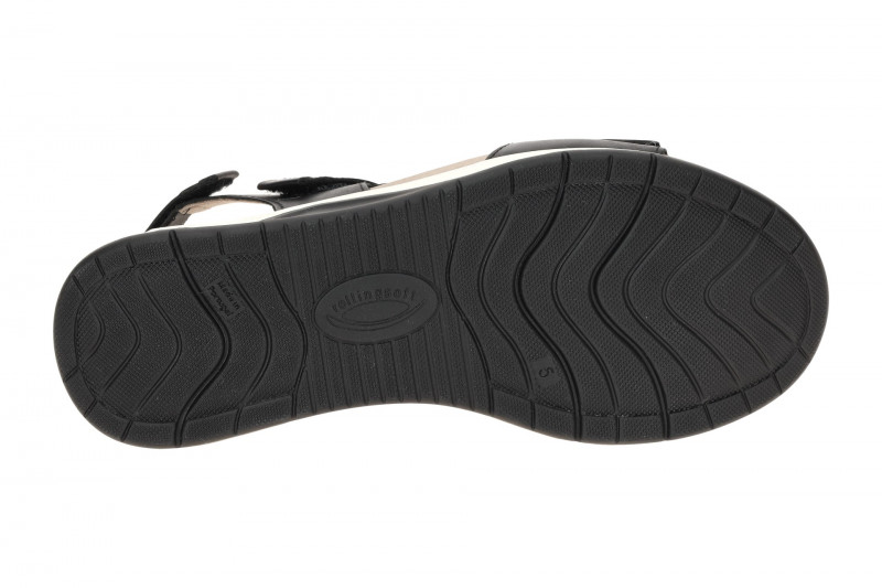 Gabor RollingSoft Sandale schwarz Glattleder 66.883.57