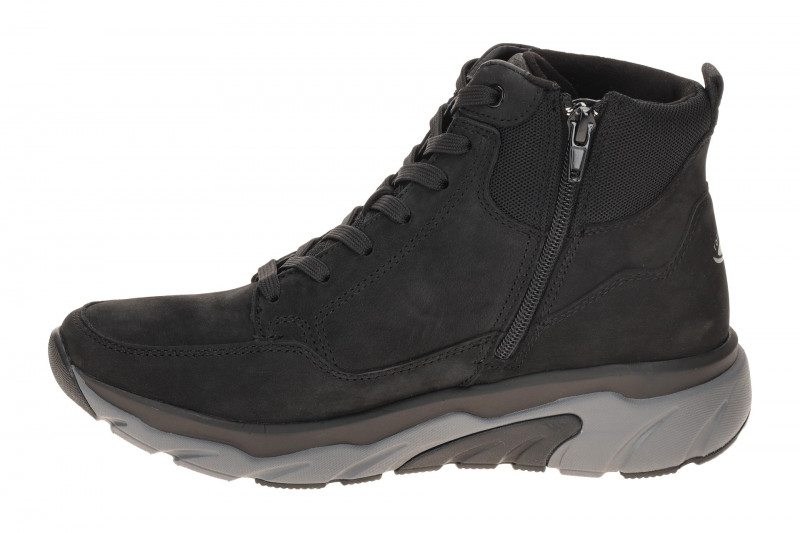 Gabor RollingSoft Stiefelette schwarz Nubuck Mesh 76.835.47