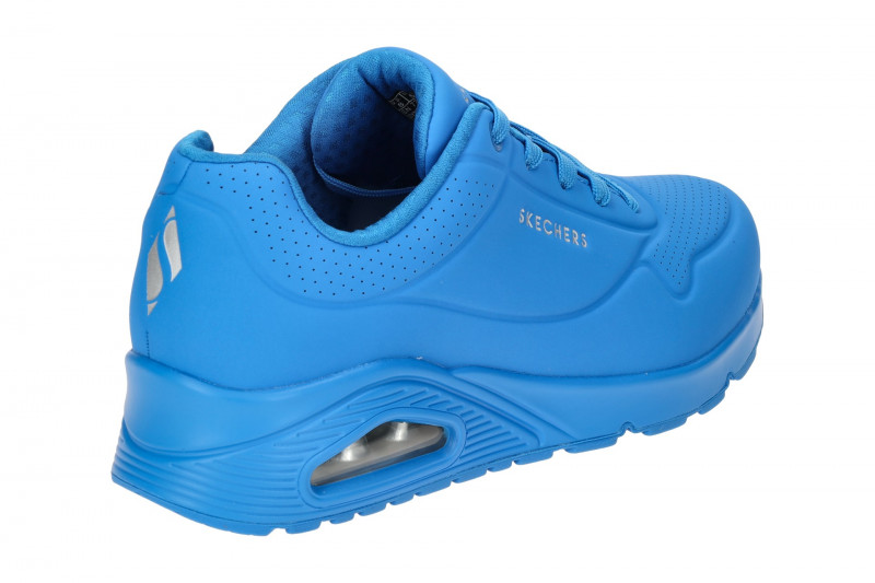 Skechers Uno Schuhe blau Damen Sneakers 73667