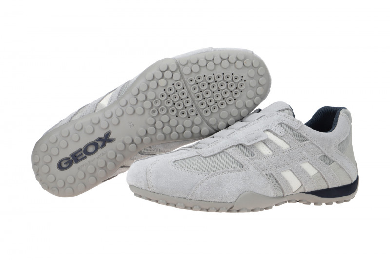 Geox Snake Slipper Schuhe hell-grau U4207L