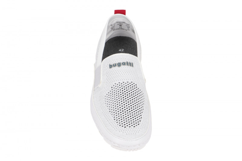 bugatti Quetzal Schuhe Slipper weiß
