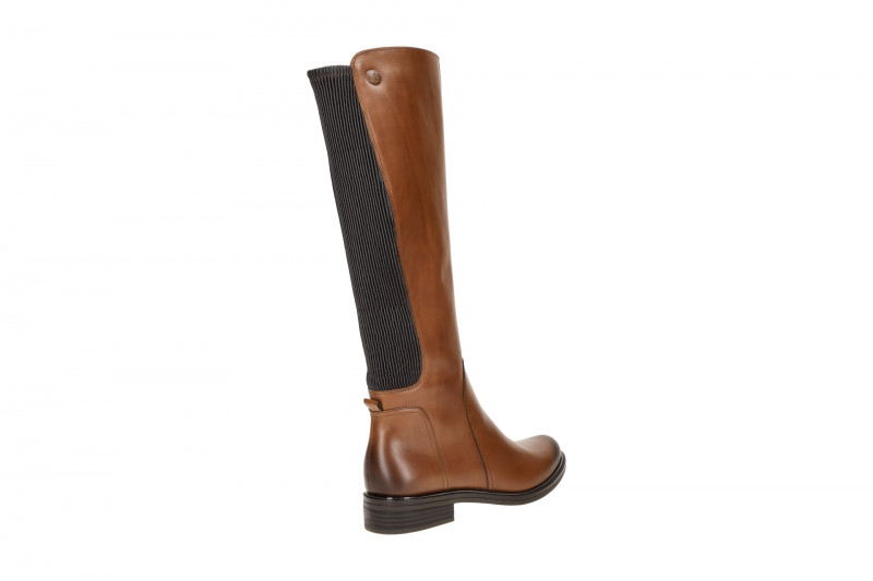 Caprice Lang Schaftstiefel braun cognac Leder 25513
