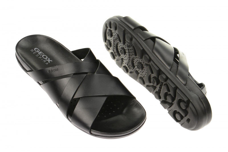 Geox Sandal Frank Pantolette schwarz - U52W2B
