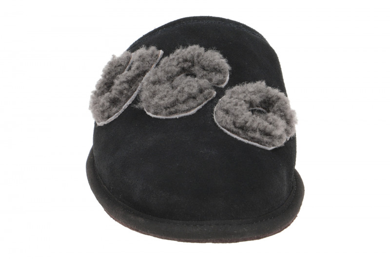 UGG SCUFF LOGO SHEEPSKIN Hausschuhe schwarz 1123773