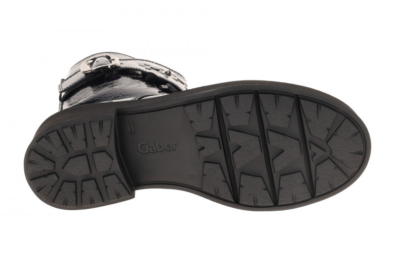 Gabor Fashion Plateau Stiefel blau Lack 71.781.96