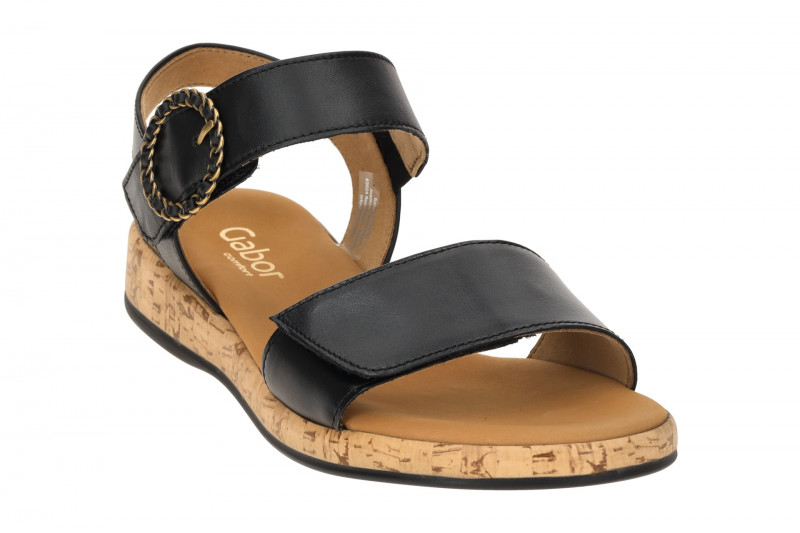 Gabor Sandale schwarz Nappa Klett 82.734.57