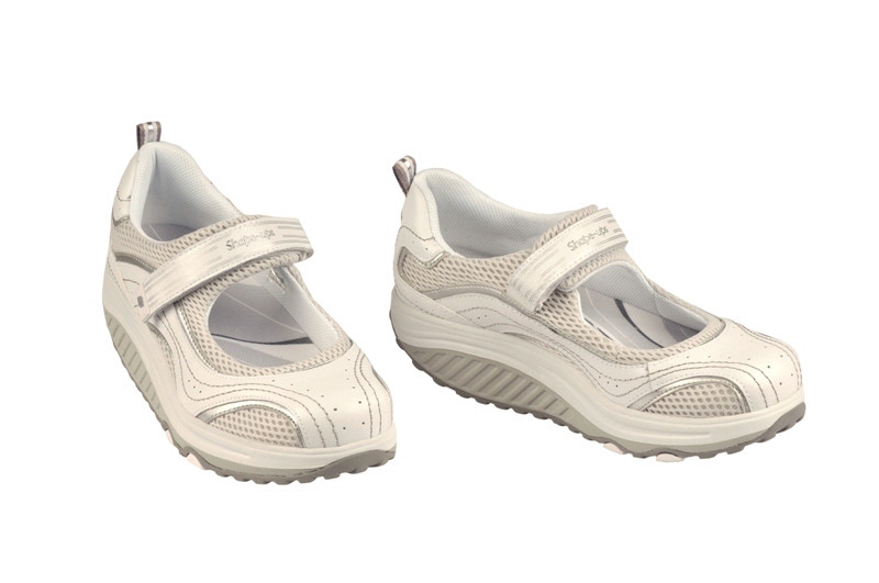 Skechers Shape ups weiß Slipper Fitness Schuhe