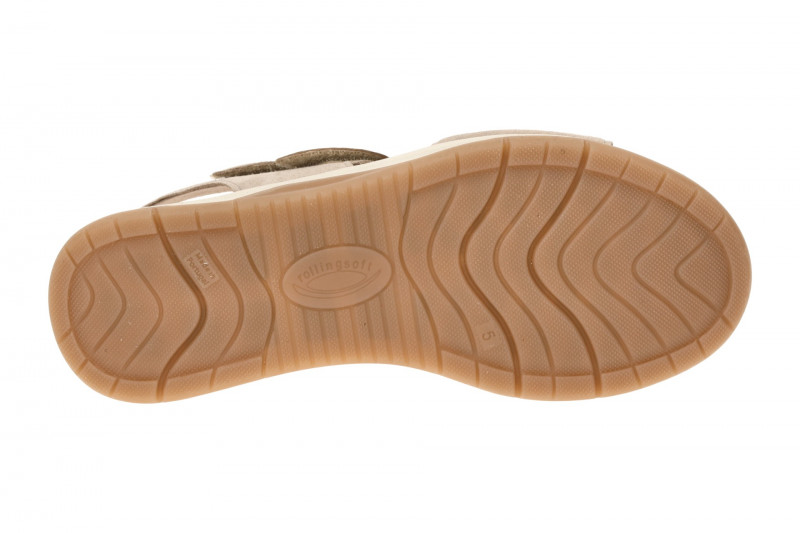 Gabor RollingSoft Sandale grau Snake metallic 66.882.63