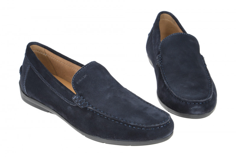 Geox Siron Mokassin Slipper blau navy U32Q3A