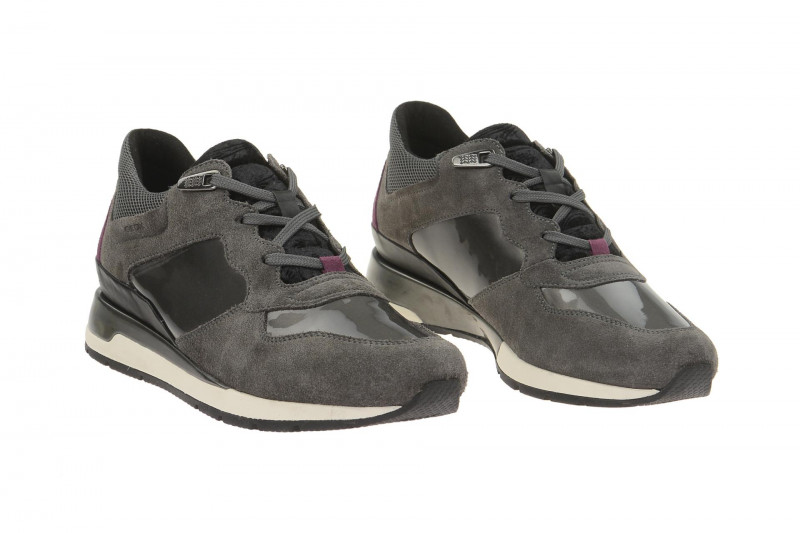 Geox Sneaker Schuhe Shahira grau lila D44N1A
