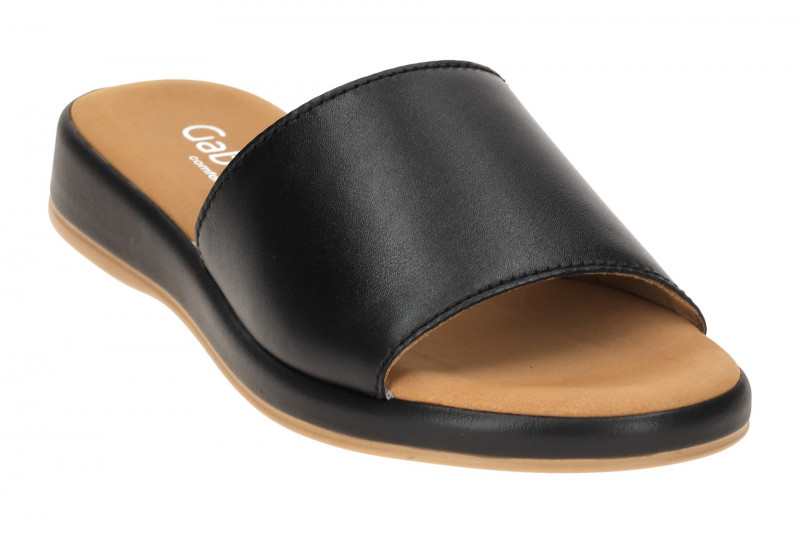 Gabor Pantolette schwarz Nappa 82.730.57