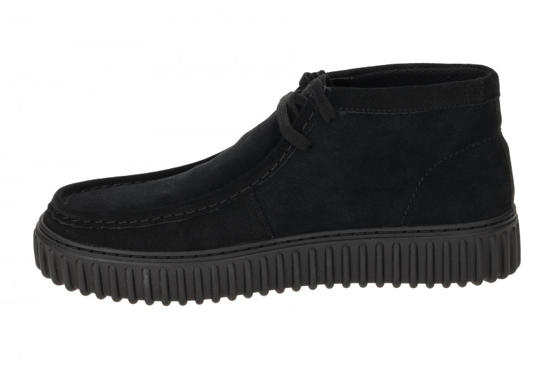 Clarks Torhill Hi Schuhe schwarz Velour 26173664