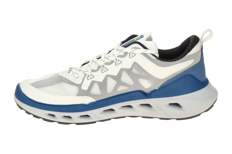 ecco Biom 720 Sneaker Heren Schuhe weiß blau Mesh 850314