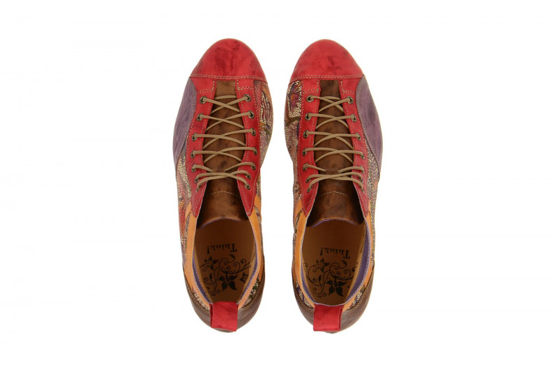 Think Guad Stiefelette rot effekt kombi 0-80288-76