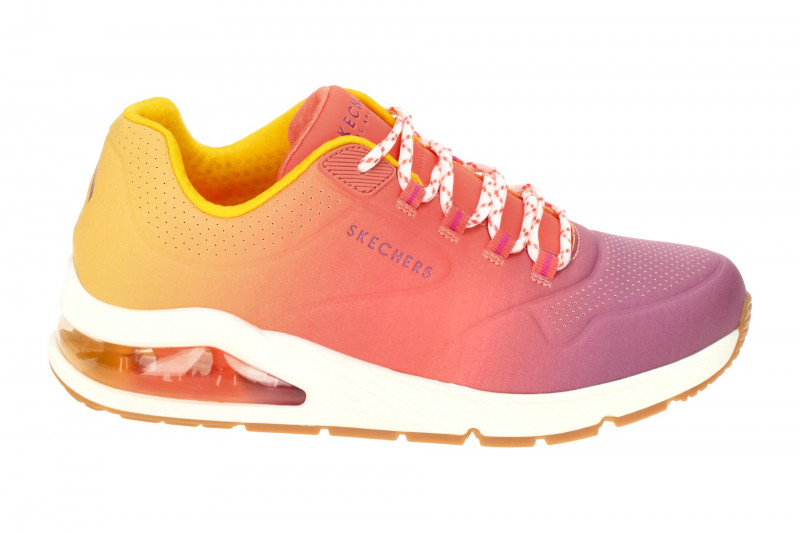 Skechers Uno Schuhe lila orange gelb 155628