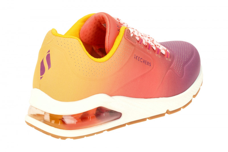 Skechers Uno Schuhe lila orange gelb 155628