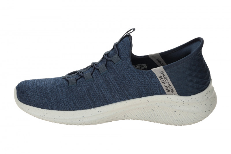 Skechers Ultra Flex Slipper Herren blau navy Hands Free 232452