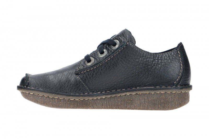 Clarks Funny Dream Schuhe blau Glattleder 20301123