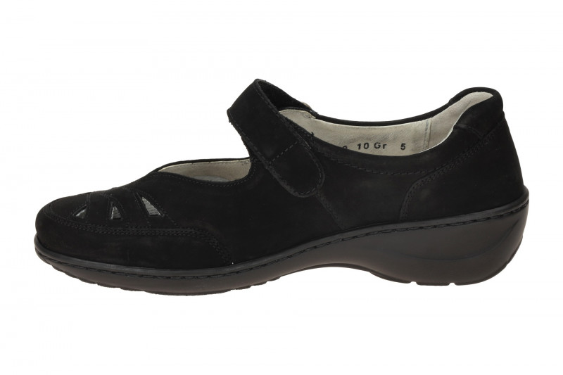 Waldläufer Kya Mary-Jane Schuhe schwarz K-Weite 607309