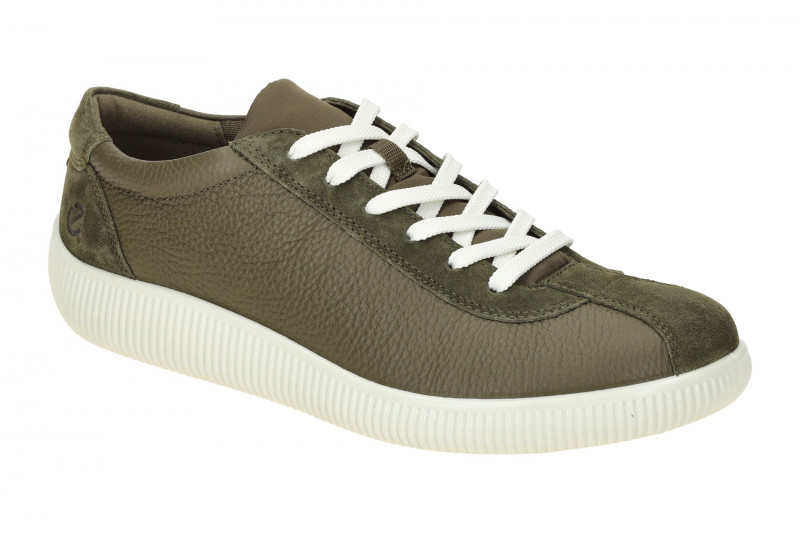 Ecco Soft Zero Schuhe grün Herren Sneakers 537754