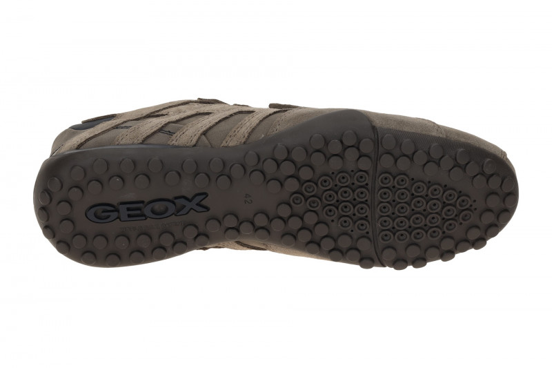 Geox Snake Schuhe Sneakers grau dove-grey U4507A