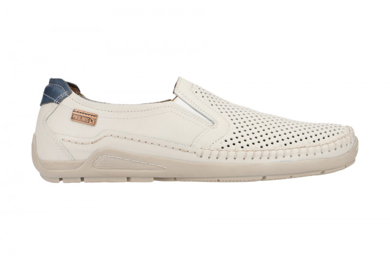 Pikolinos Azores Schuhe Slipper weiß gelocht 06H-3126