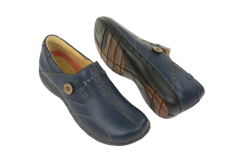 Clarks Un Loop Schuhe blau Slipper
