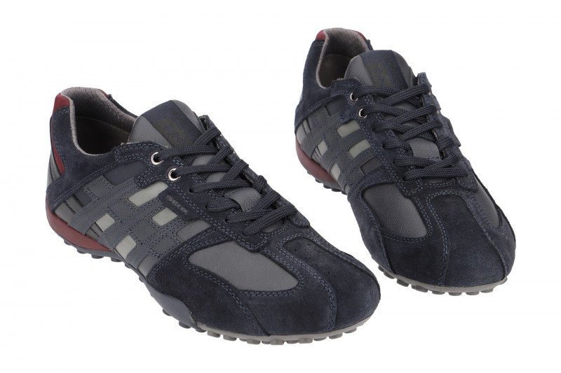 Geox Snake Schuhe blau rot U4207K