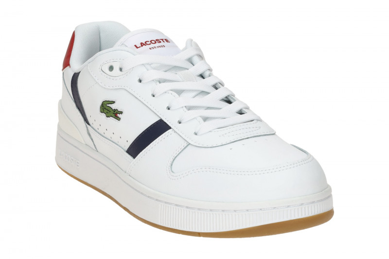 Lacoste T-Clip Set Schuhe Sneakers weiß rot navy 0094