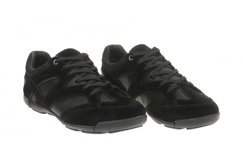 Geox Cart Schuhe schwarz Sneaker U34S4T