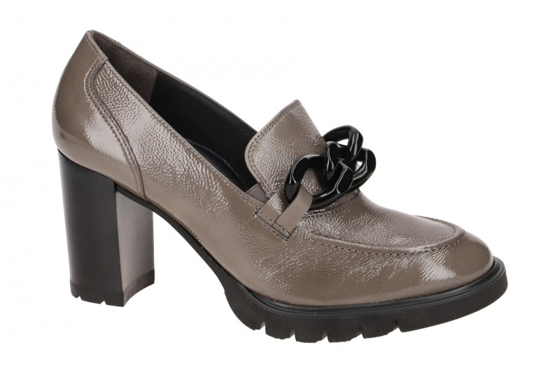 Paul Green Schuhe Hochfront-Pumps grau fango Lack 3794