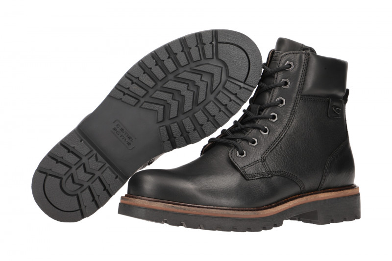 camel active Canberra 16 Herren Stiefel schwarz