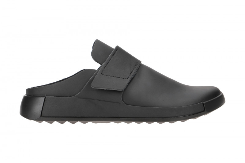 Ecco Cozmo Clog Herren Pantolette schwarz Klett 523814